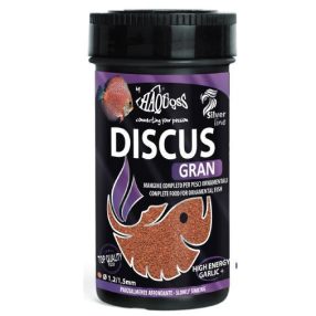  Haquoss | Discus Gran Gourmet | Teljes értékű granulált diszkosz haltáp - 250 ml 