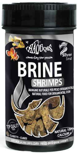 Haquoss | Brine Shrimps | Liofilizált sós garnélarák édesvízi és tengeri haltáp - 250 ml