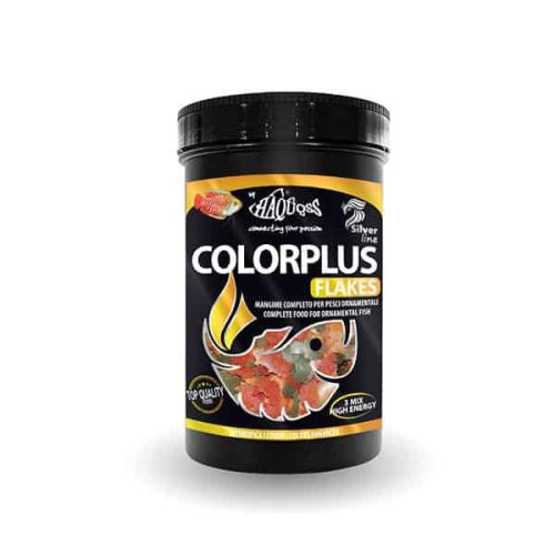 Haquoss | Color Plus Flakes | Teljes értékű lemezes táp édesvízi halaknak - 1000 ml 