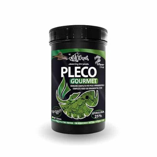 Haquoss | PLECO GOURMET | Teljes értékű algapellet, mindenevő fenéken élő haltáp - 1000 ml / 340 g