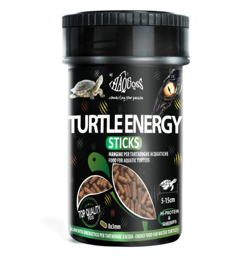 Haquoss | TURTLE ENERGY STICKS| Energiadús prémium vízi  teknős táp - 250 ml