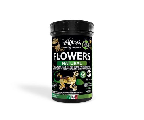 Haquoss | Flowers Natural | Szárított virág mix növény- és mindenevő hüllőknek - 1000 ml