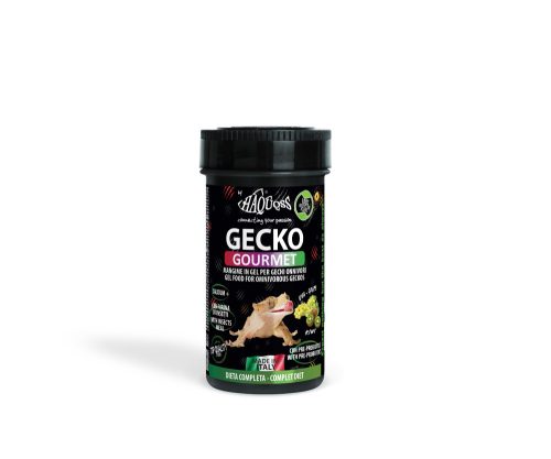 Haquoss | Gecko Gourmet Grape & Kiwi | Szőlő és kiwi táp gekkók számára - 250 ml