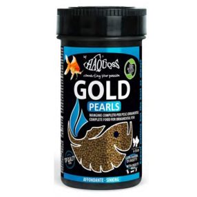   Haquoss | Gold Pearls | Teljes értékű granulált trópusi hal táp - 250 ml 