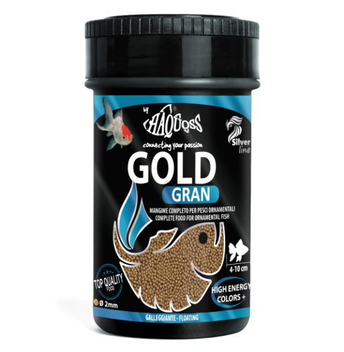 Haquoss | Gold Pearls | Teljes értékű granulált trópusi haltáp - 1000 ml