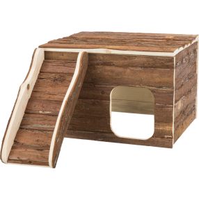   Trixie Functional House Gunnar | Odú (kéregfából) nyulak részére - 47×30×37 / 68 cm