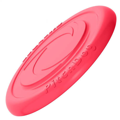 PitchDog Lightweight And Flexible Flying Disk For Dogs | Játék (frizbi, pink) kutyák részére - 24 cm