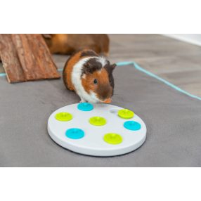   Trixie Snack Board Strategy Game | Interaktív stratégiai játék nyulak és tengerimalacok számára – ø 20 cm