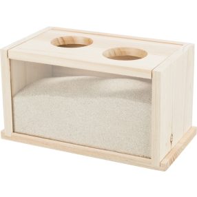   Trixie Sand Bath | Tartódoboz fürdető homokhoz csincsillák részére - 22x12x12 cm