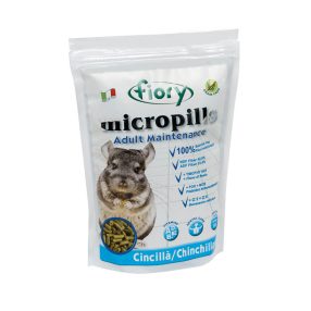   Fiory | Micropills Adult Maintenance (Chinchillas) | Teljes értékű eledel, felnőtt csincsillák számára - 850 g