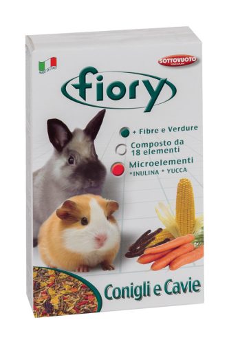 Fiory | Mixture for Dwarf Rabbits and Guinea-Pigs | Teljes értékű keverék, Törpe nyúl és tengerimalac eledel - 850 g