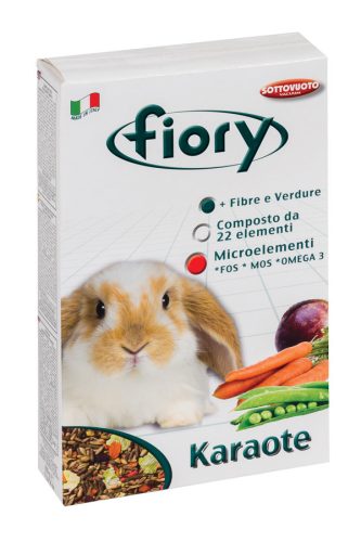 Fiory | Karaote (Mixture for Dwarf Rabbits) | Prémium keverék, törpenyúl eledel - 850 g