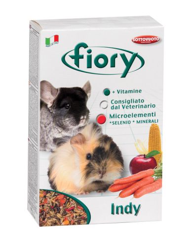 Fiory | Indy (Mixture for Guinea-Pigs) |  Teljes értékű keverék, tengerimalac és csincsilla eledel - 850 g