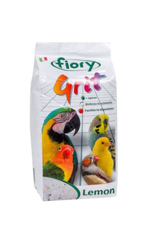 Fiory | Sea Grit LEMON aroma | Tengeri grit, citrom illatú papagáj alom - 3 Kg