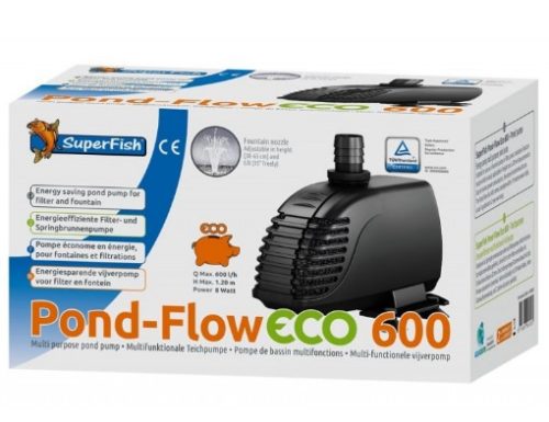 SuperFish | POND FLOW ECO | Energiatakarékos, tószivattyú - 600