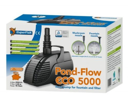 SuperFish | POND FLOW ECO | Energiatakarékos tószivattyú - 5000