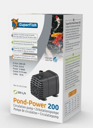SuperFish | PONDPOWER | Keringető szivattyú - 200