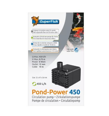 SuperFish | PONDPOWER | Keringető szivattyú - 450