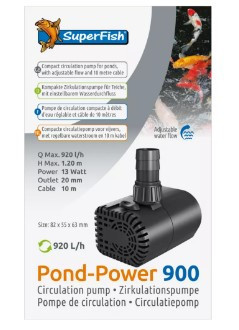 SuperFish | PONDPOWER | Kerinegtő szivattyú - 900