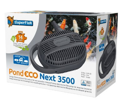 SuperFish | POND ECO NEXT | Energiatakarékos, szűrőtápláló és szivattyú - 3500-14W