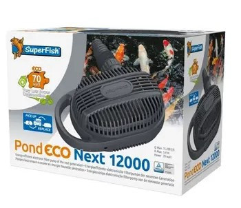 SuperFish | POND ECO NEXT | Energiatakarékos, szűrűtápláló és szivattyú -12.000-70W