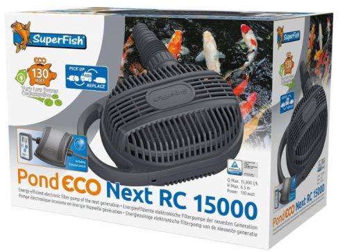 SuperFish | POND ECO NEXT | Energiatakarékos, szűrőtápláló szivattyú - 15.000-130W