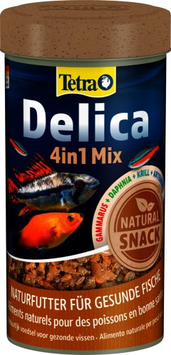 Tetra Delica 4in1 Mix | Négyféle fagyasztva szárított természetes csemege – 100 ml