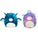 Kifordítható Squishmallows – Sárkány és batikolt unikornis plüss - 13cm