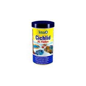   Tetra | Cichlid XL Flakes | Lemezes táplálék | Díszhalak számára - 1 liter