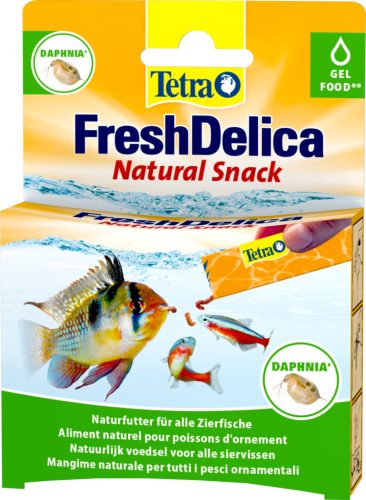 Tetra | FreshDelica | Daphnia | Zselés eledel | Díszhalak számára - 48 g