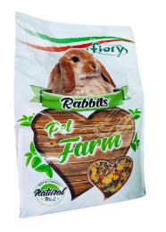 Fiory | Rabbits, Pet Farm | Teljes értékű, nyúl eledel - 3 Kg