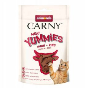   Animonda | CARNY Yummies - jutalomfalat  felnőtt macskák részére - csirkés, marhás - 50g