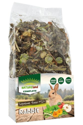 NATURELand Complete Rabbits | Teljes értékű eleség törpenyulak számára is - 600 g