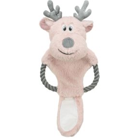   Trixie | Xmas reindeer with rope-Xmas játék Plüss szarvas kötélen - 47cm