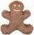 Trixie | Xmas gingerbread man-Xmas játék Plüss mézeskalács - 16cm