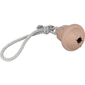   Trixie Xmas | Csengő kötélen – natúr gumi/kötél, 12 / 36 cm, bézs