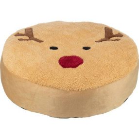   Trixie Xmas Elk kerek karácsonyi hangulatú ágy – világos barna, Ø 60 cm
