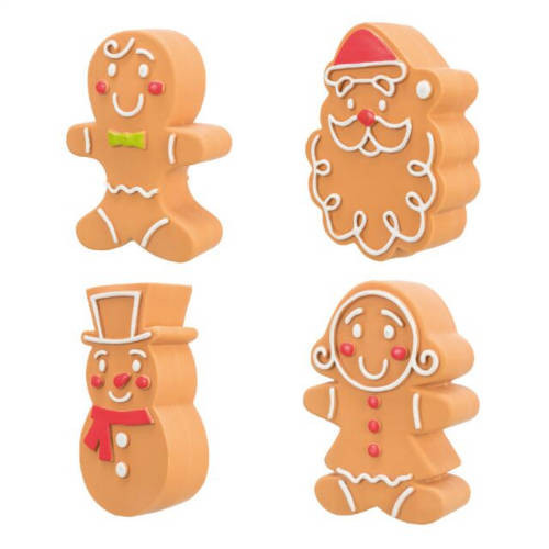 Trixie | Xmas Gingerbreads Figures | Latex játék (mézeskalács) kutyák részére - 11 cm