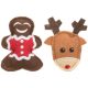 Trixie Xmas | Elk & Gingerbread figura – 8 cm, 2 db, macskajáték karácsonyi kollekció