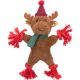 Trixie Xmas | Reindeer plüss játék kötéllel és zörgő fóliával – 32 cm, karácsonyi kollekció