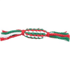   Trixie Xmas | Playing Rope Xmas Candy kötéljáték – 24 cm, karácsonyi kollekció