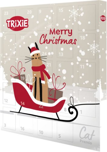 Trixie Xmas | PREMIO Adventi naptár macskáknak – 24 × 16 g, karácsonyi kollekció