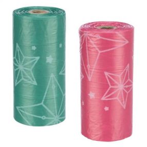   Trixie Dog Xmas Poop Bags – karácsonyi mintás kutyapiszok-zacskó (8 tekercs × 20 zacskó/tekercs)