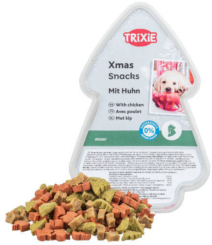 Trixie Xmas | Karácsonyi csirkehúsos jutalomfalat kutyáknak – 500 g