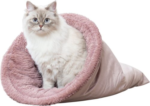 Trixie Xmas | „Livia” puha bújózsák – 40 × 60 cm, antik pink, karácsonyi kollekció