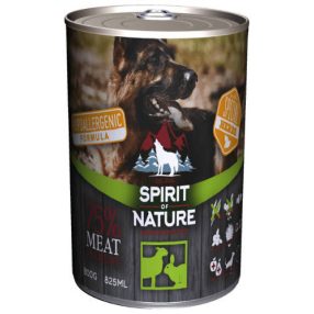   Spirit of Nature | Hypoallergenic | Felnőtt kutyáknak | Konzerv | Bárány és nyúl - 800 g