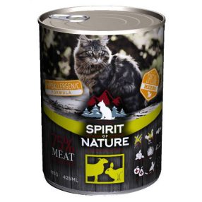   Spirit of Nature | Hypoallergenic | Felnőtt kutyáknak | Konzerv | Nyúl és bárány - 415 g