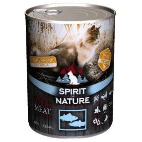   Spirit of Nature | Hypoallergenic | Felnőtt kutyáknak | Konzerv | Tonhal és lazac - 415 g