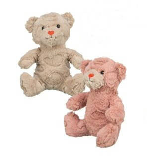 Teddy | Valentine’s Day plüss maci – 24 cm (pink-bézs)