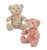 Teddy | Valentine’s Day plüss maci – 24 cm (pink-bézs)